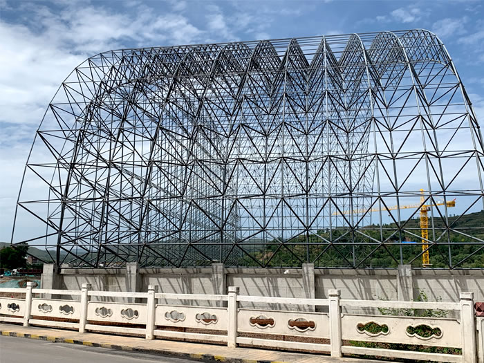 内江山寨矿储煤棚网架