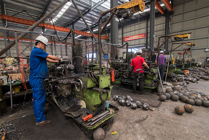 内江网架配件车间